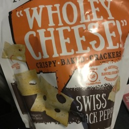 Snyder’s “Wholly Cheese” Swiss & Black Pepper Crackers